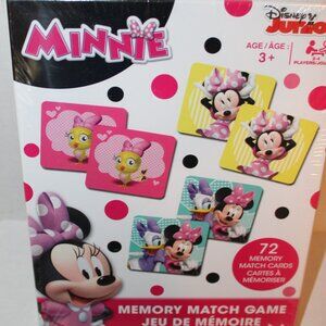 Disney Junior Minnie Memory Match Game 72 Memory Match Cards New and Unused